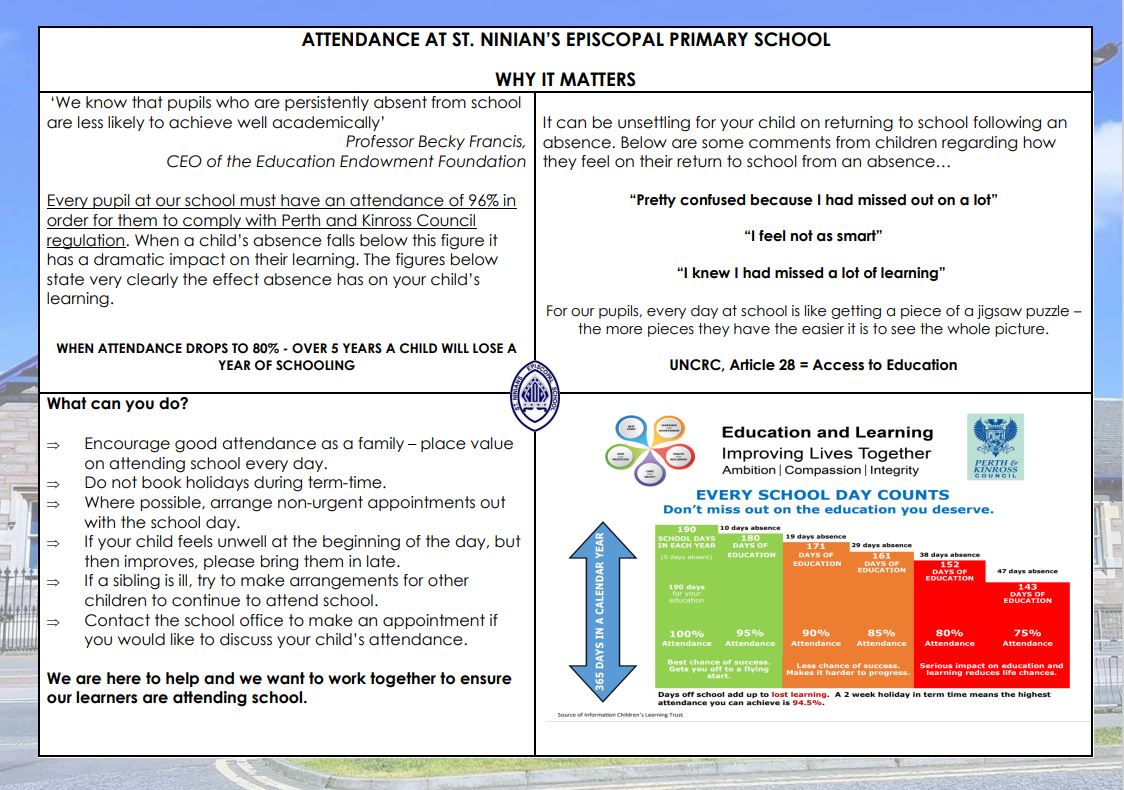 Attendance Parent Leaflet 2024